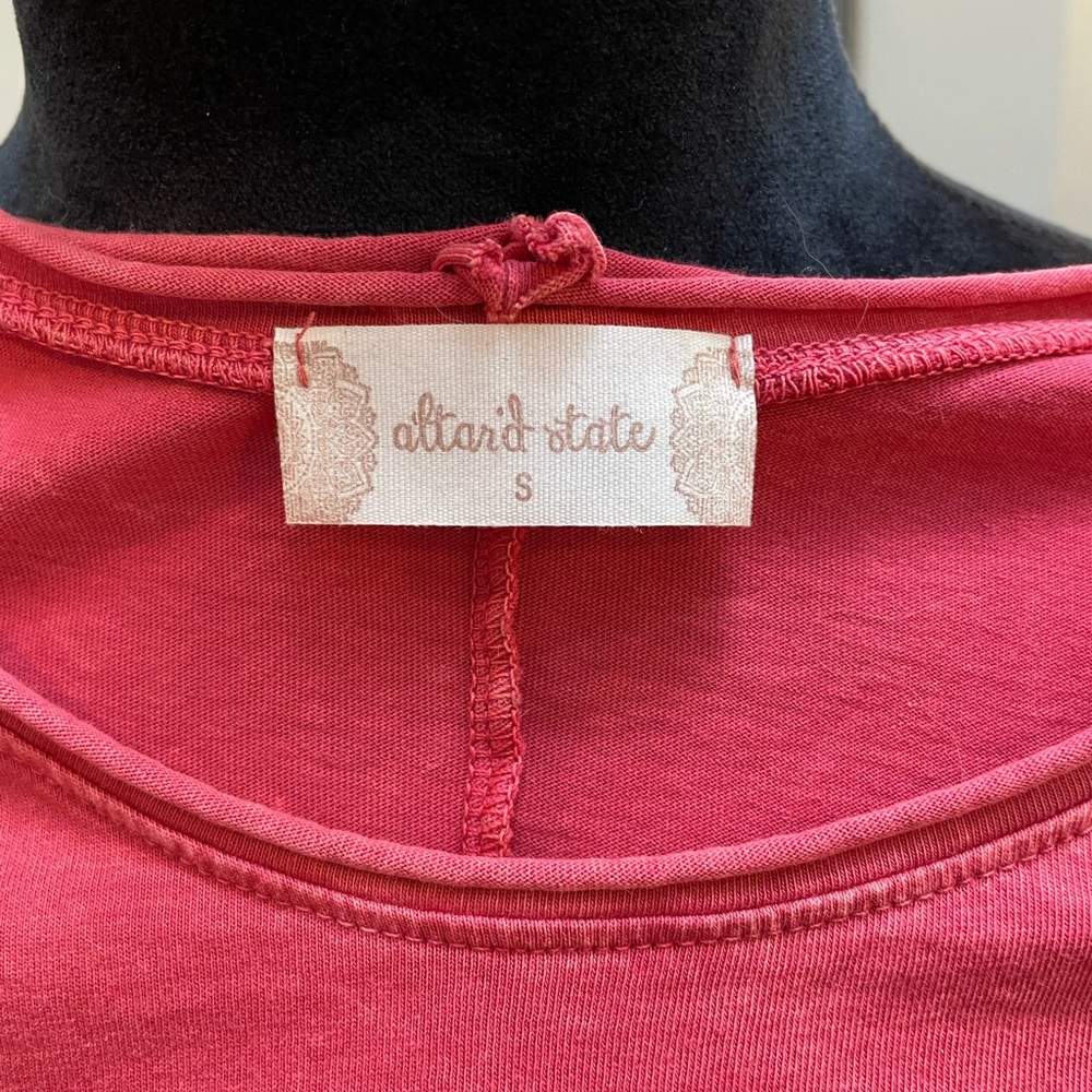 Altar’d State Ruffle Tee ❣️ - Picture 2 of 5